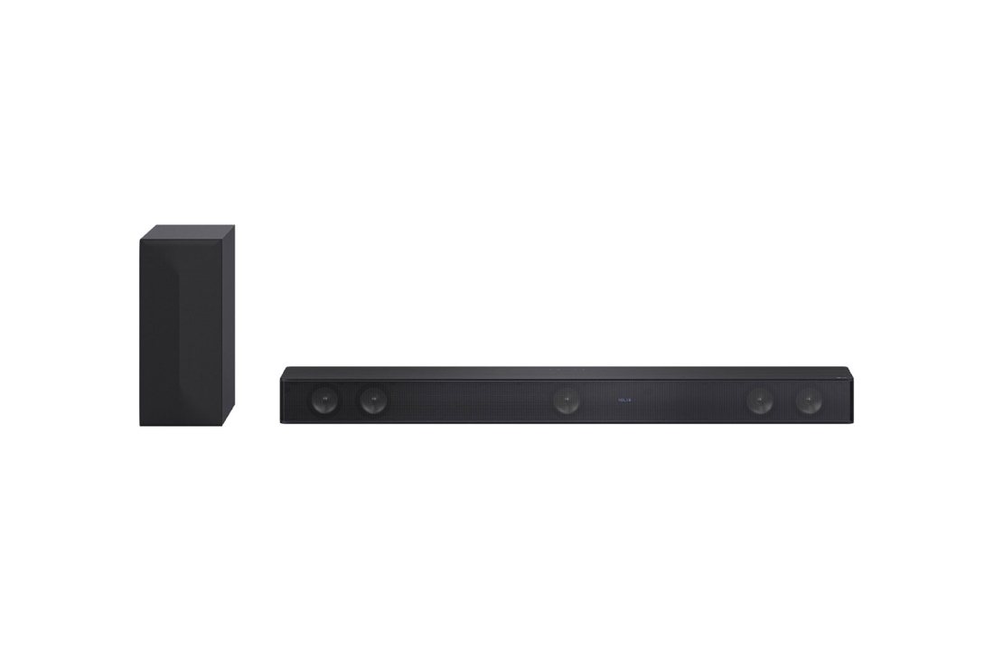 LG Side-by-Side InstaView™, Black fridge, front view, GR-X267CQEW