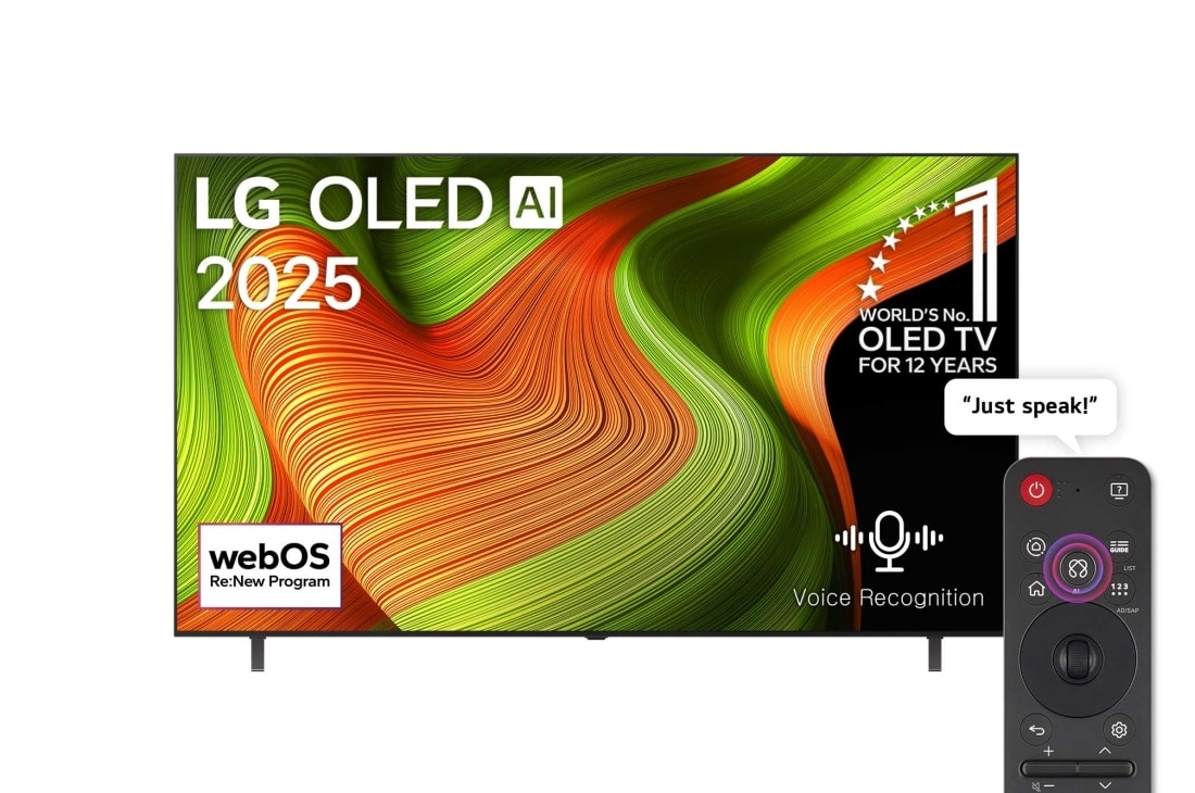 LG Smart TV LG QNED evo AI QNED86 4K 86 pouces 120 Hz Télécommande AI Magic Remote webOS25 2025 , 86QNED86A6A