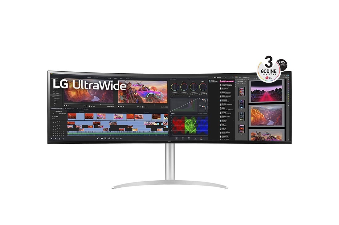 LG Monitor UltraGear™ OLED QHD de 27'' con monitor para juegos con frecuencia de actualización de 240 Hz y FreeSync™ Premium Pro, Front view, 27GS95QE-B