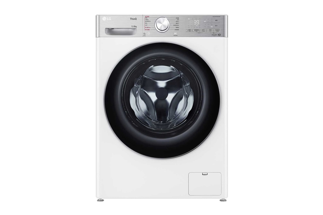 LG 6,5 кг, макс. 1200 оборота/мин., Перална машина с пара, Slim дизайн, Изглед отпред, F2J3WSBWE