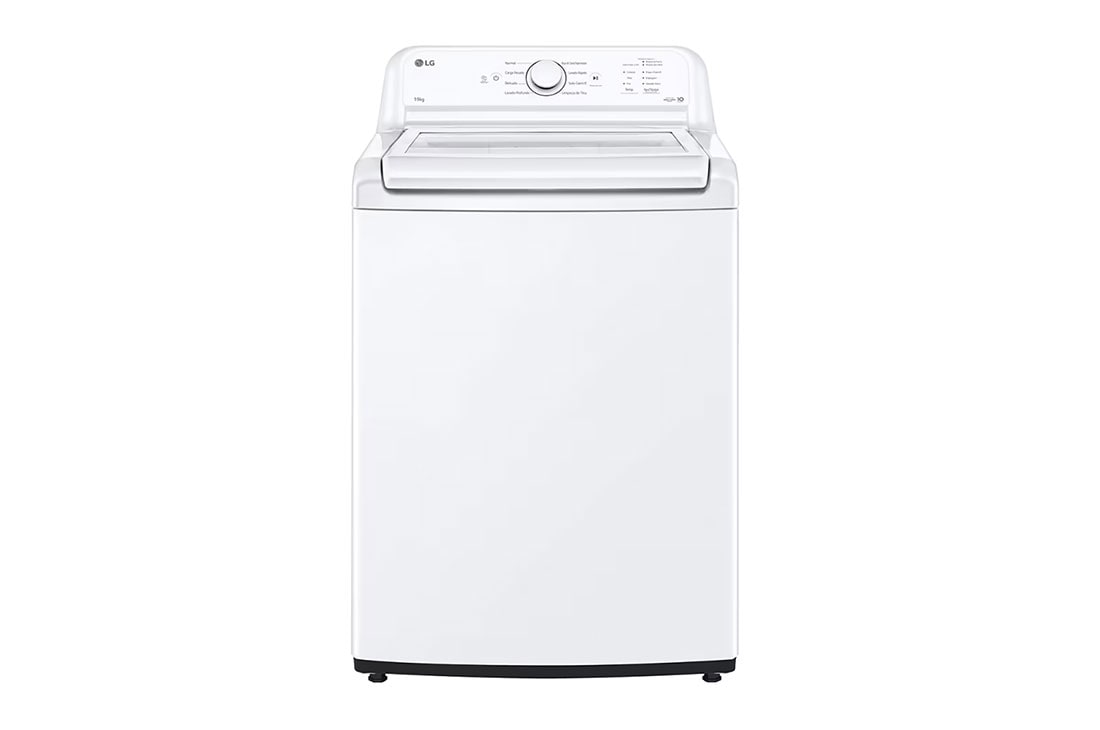 LG Lavadora LG Carga Superior Smart Inverter con LG TurboDrum 17Kg – Gris oxford, font view, WT17BPBK.ABMEECD