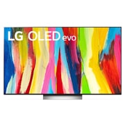 Eine Frontansicht des LG UHD TV