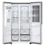 LG SIGNATURE : Réfrigérateur 4 portes | 643 L | Instaview Door-in-Door ® | Ouverture de porte automatique | Wi-Fi Eclipse Display™ | Tiroirs automatiques | Design graphite, LG LSR100