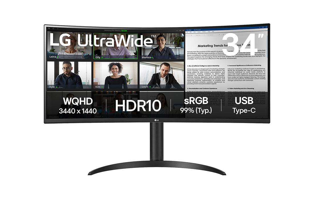LG OLED Pose 55 Inch 4K TV Smart TV, All Around-Design, a9 Gen5 AI processor., Pose seen from the front., 55LX1Q6LA