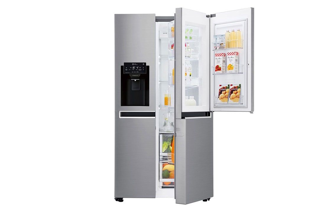 LG Self-ordering Kiosk, Front view with infill image, 27KC3PK-C
