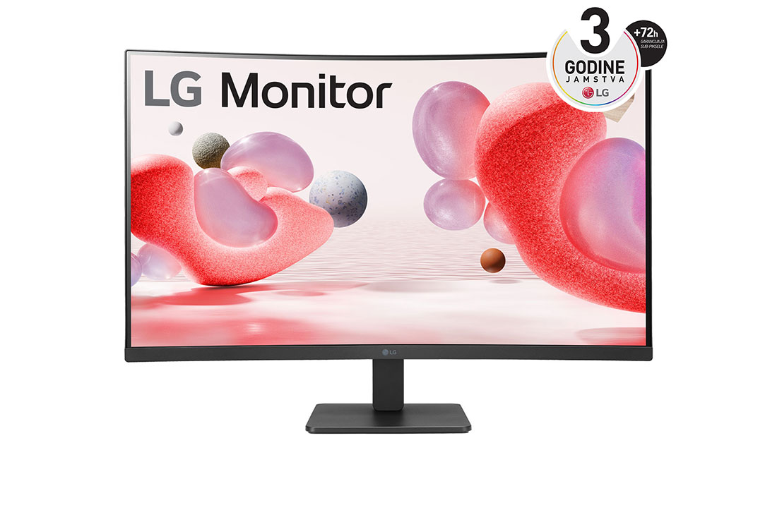 LG 32'' QHD IPS Ergo monitor s USB Type-C™, prednji prikaz s krakom monitora s desne strane, 32QP880-B