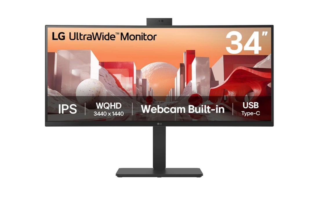 LG Televizor LG UHD AI UA73 4K Smart TV 2025 od 43 inča, Prednji prikaz televizora UHD TV, logotip LG UHDI AI u gornjem uglu. Na televizoru LG UHD TV prikazuju se šarene boje u teksturi sličnoj slici koje se spajaju., 43UA73003LA