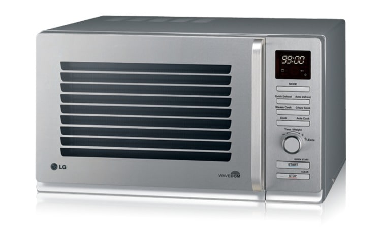 LG מיקרוגל עם גריל ותפקוד מאפייה, חלל בישול עגול WaveDOM, MH-7587ARB