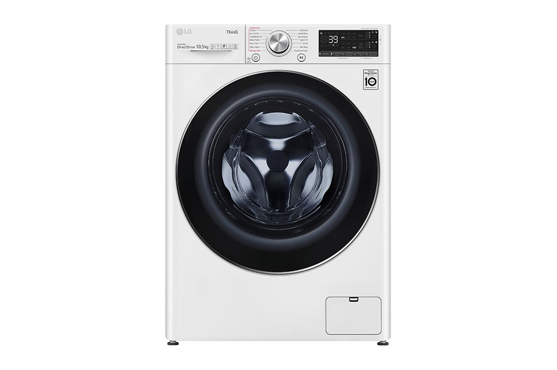 LG 12 kg / 7 kg LG SIGNATURE Kombinert vaskemaskin/tørketrommel(Hvit) - Steam, Energiklasse A, TurboWash™, Auto Dose, Smart Diagnosis™ med Wi-Fi, LSWD100E