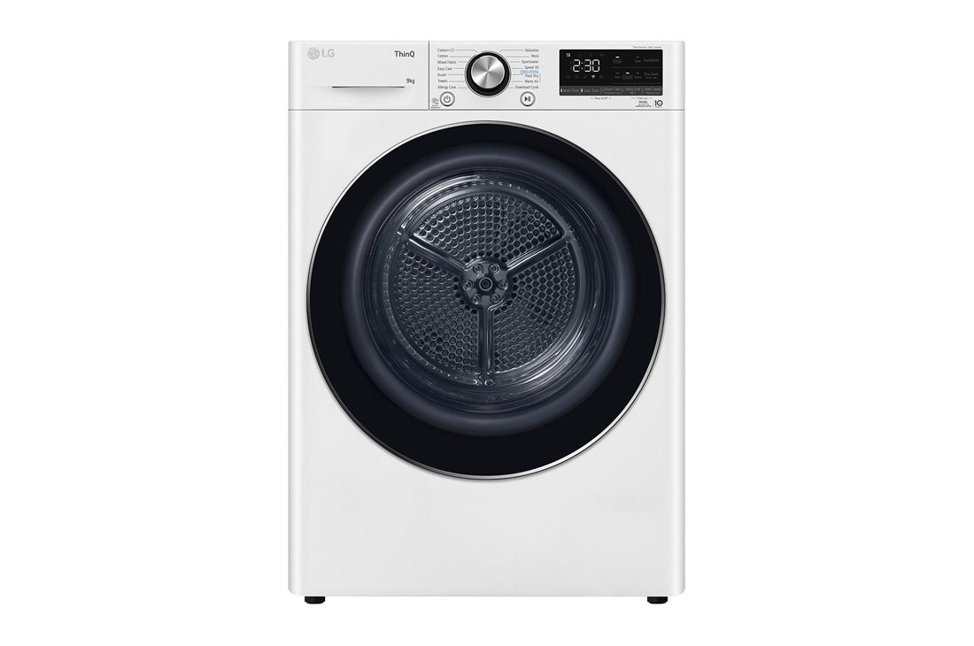 LG 9 kg Vaskemaskin(Hvit) - Energiklasse A, LCD-vred, TurboWash360™, AI DD™, Smart Diagnosis™ med Wi-Fi, F4X7009TWS