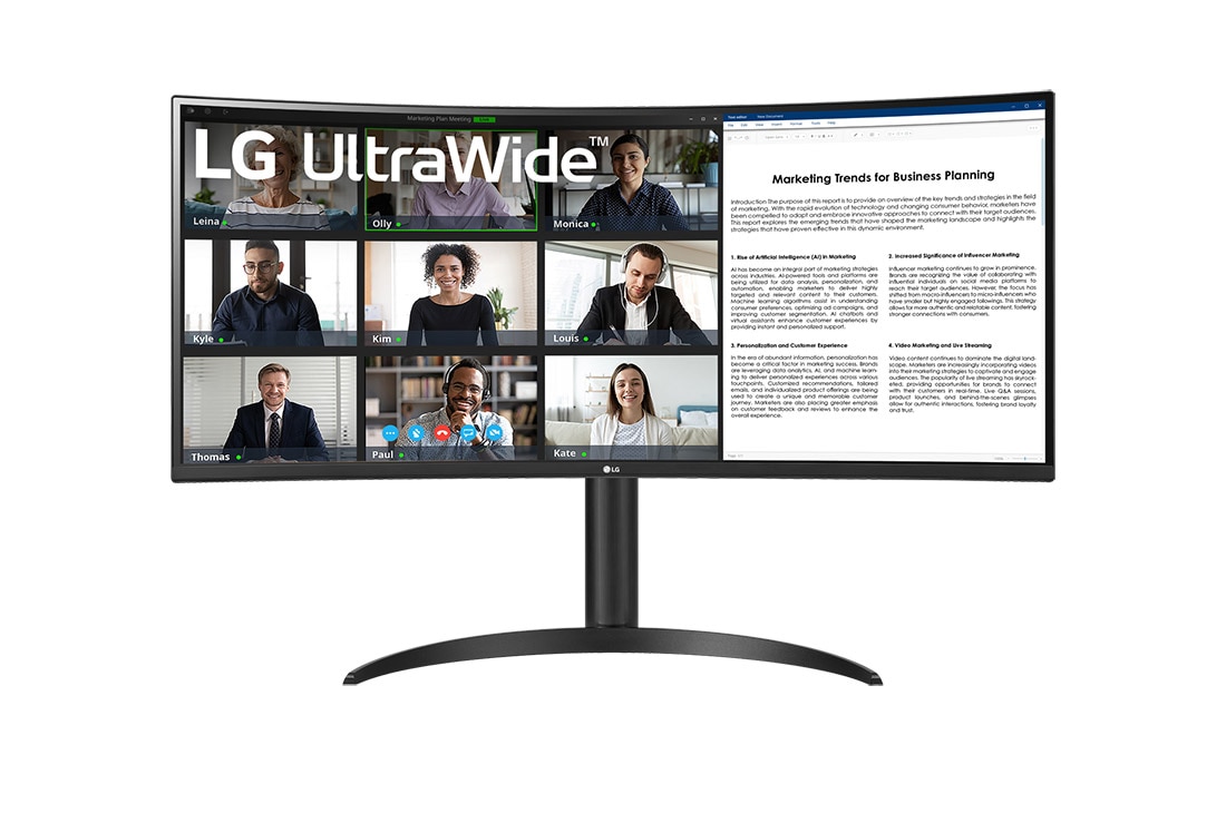 LG Kombinovani frižider sa gornjim zamrzivačem, DoorCooling+™ tehnologija, ThinQ™, kapacitet 461L, Pogled Spreda, GTBV44PYBKD