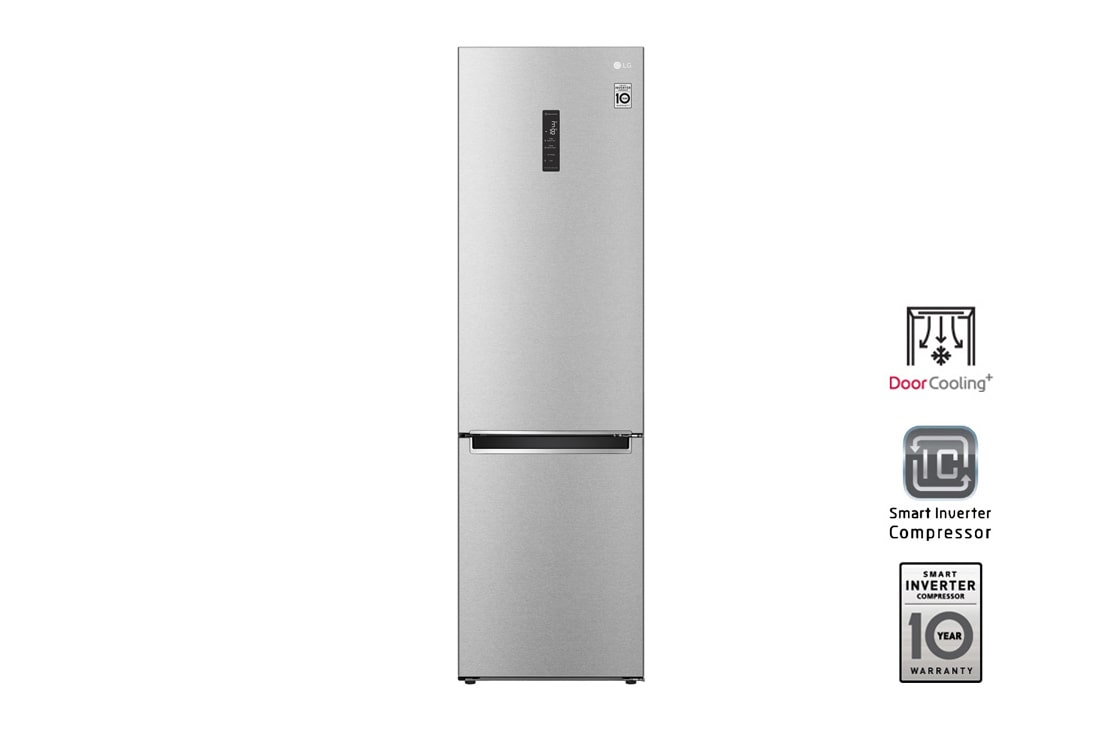 LG Холодильник LG GA-B509CAZL | Объем 419л | DoorCooling+ | Multi Air Flow | Стальной, GA-B509CAZL
