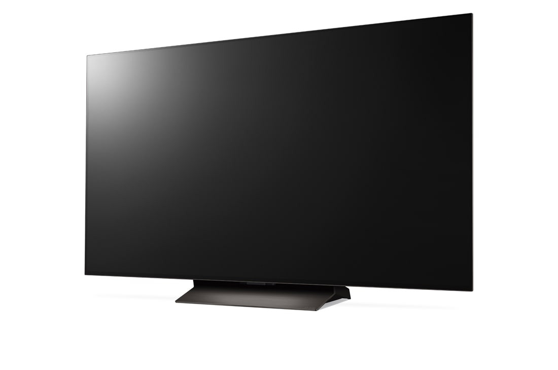 LG Телевизор LG 50UA73006LA 50'' UHD AI 4K 2025, Вид телевизора LG UHD UA73 на поворот справа в три четверти фронтальный. На скринфиле изображены стеклянные сферы., 50UA73006LA, thumbnail 2