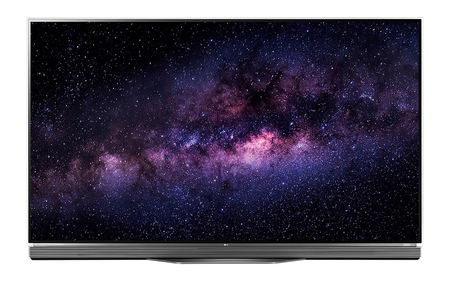 LG QNED 816 | 55'' | 4K | Smart | webOS | Air Sound Pro, LG QNED televizorining toʻldiruvchi rasm va mahsulot logotipi bilan old tomondan koʻrinishi, 55QNED816QA
