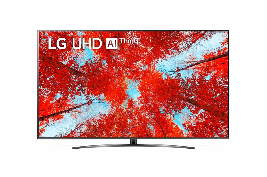 LG 75 duymli LG UHD UR91 4K Smart TV, 2023, LG UHD TV old tomondan koʻrinishi, 75UR91006LA