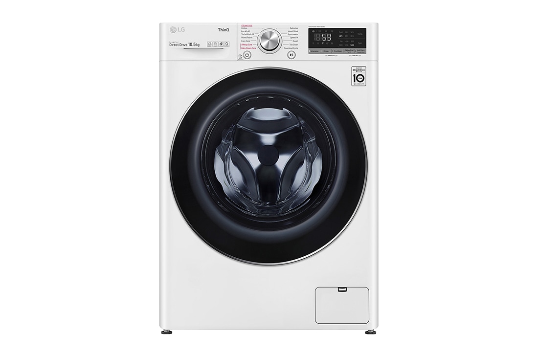 LG Direct Drive texnologiyali LG kir yuvish mashinasi, 7 kg, 6 Motion, Steam™ bug’ bilan kir yuvish, F2J6HSFW, F2J6HSFW